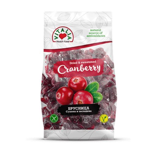Picture of Vitalia Dried & Sweetened Cranberry 100g