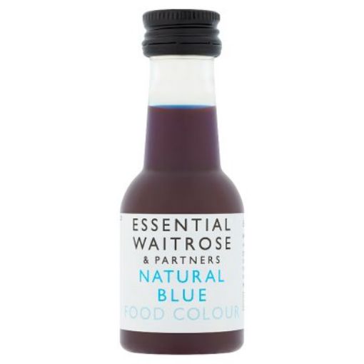 Picture of Waitrose Essential Natural Blue Food Colouring 38ml