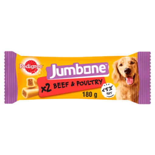 Picture of Pedigree Jumbone Dog Beef&Poultry 180g