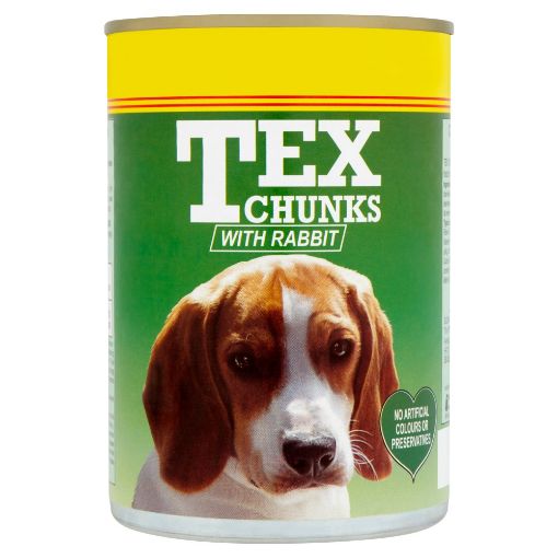 Picture of Tex Dog Food Chunks Rabbit 400g