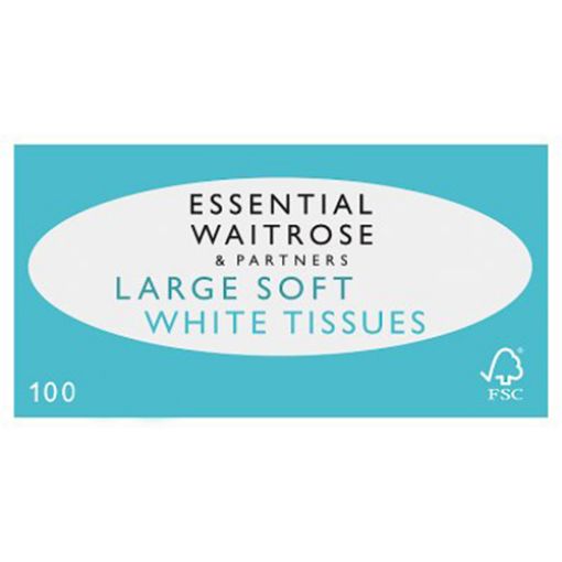 Picture of Waitrose Essential Tissues Large Soft White 100s