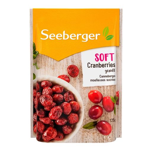 Picture of Seeberger Soft-Cranberries Sweetened 125g