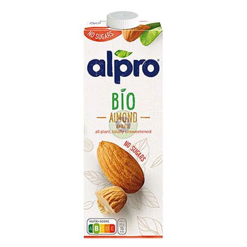 Picture of Alpro Bio Almond Unsweetened Soya Drink 1ltr