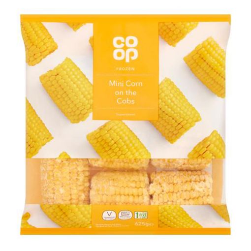 Picture of Co-op Supersweet Mini Corn Cobs 625g