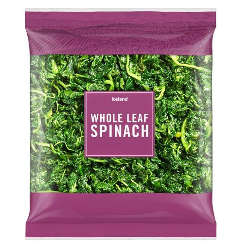 Picture of Iceland Non-pmp Whole Leaf Spinach 900g