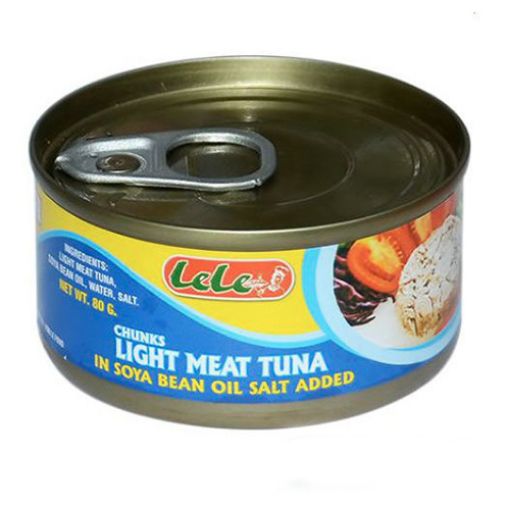Picture of Lele Light Meat Tuna Chunks in Soya Bean Oil 80g