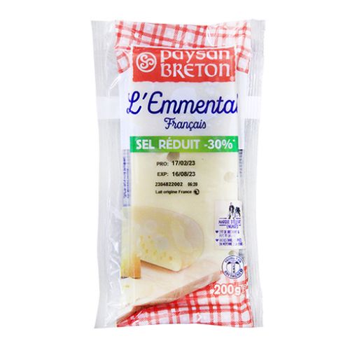 Picture of Paysan Breton Emm.Red.Salt Cheese Portion 200g
