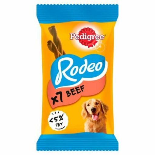 Picture of Pedigree Rodeo Dog Treats With Beef 7s 123g