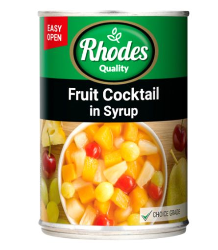 Picture of Rhodes Fruit Cocktail in Syrup 410g.