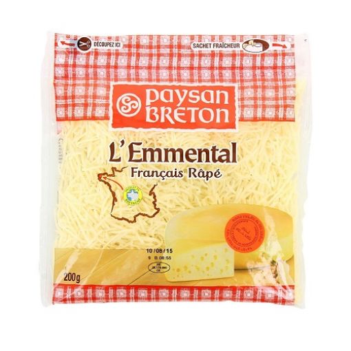 Picture of Paysan Breton Emmental Grated Cheese 200g