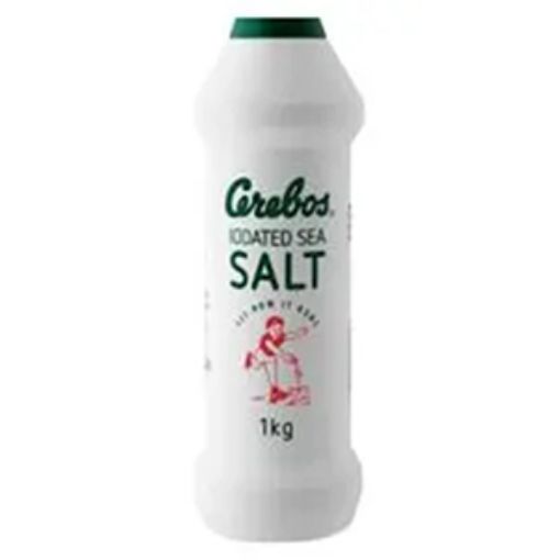 Picture of Cerebos Iodated Sea Salt (Green) Bag 1kg