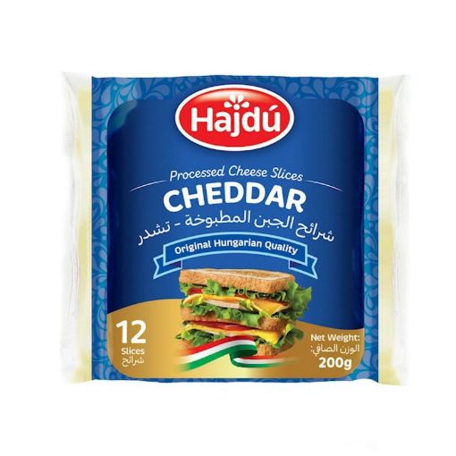 Picture of Hajdu Cheddar Sliced Cheese Burger 200g