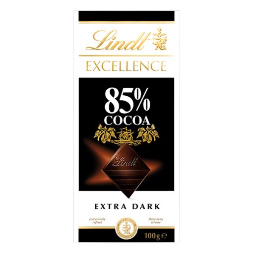Picture of Lindt Excel.Dark Chocolate 85% 100g