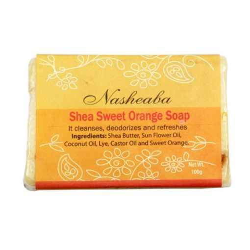 Picture of Nasheaba Shea Sweet Orange Ginger Soap 100g