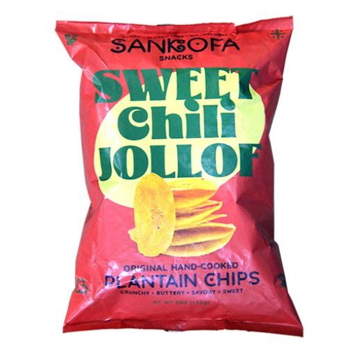 Picture of Sankofa Plantain Chips Sweet Chili Jollof 140g