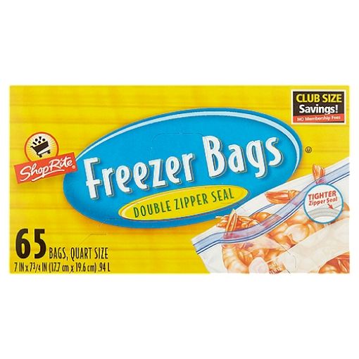 Picture of Shoprite Zip Freezer Bag 65s