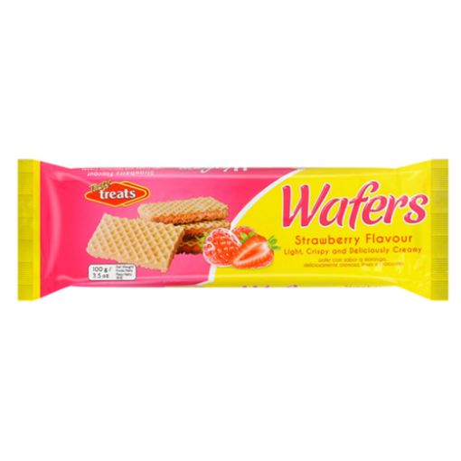 Picture of Tasty Treats Wafers Strawberry 100g
