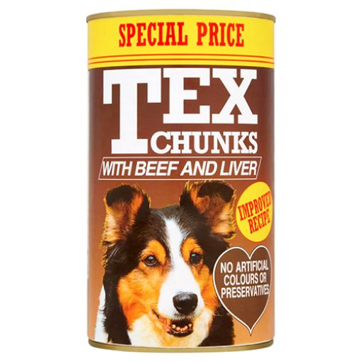 Picture of Tex Dog Food Chunk Beef&Liver 1.2kg
