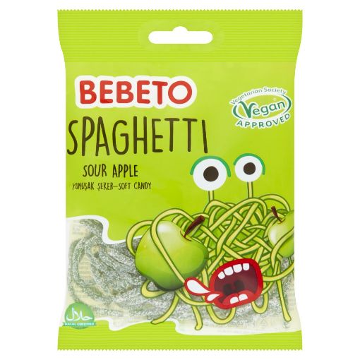 Picture of Bebeto Spaghetti Sour Apple 70g