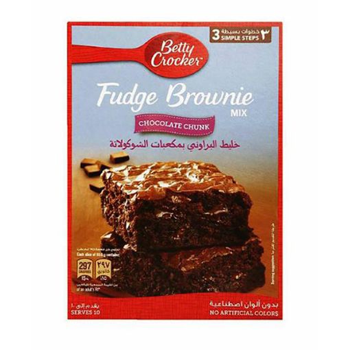 Picture of Betty Crocker Fudge Brownie Mix Choco Chunk 500g