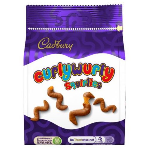 Picture of Cadbury  Curly Wurly Squirlies 110g