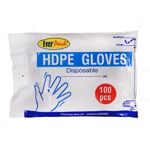 Picture of EverPack Trama Disposable HDPE Gloves 100 s