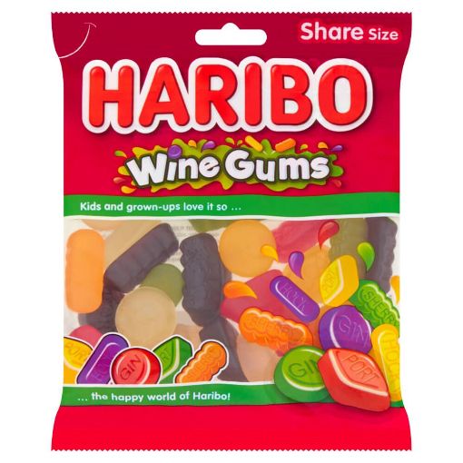 Picture of Haribo Wine Gums 160g