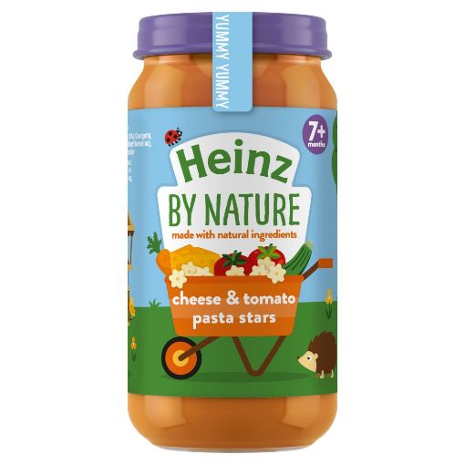 Picture of Heinz By Nature Cheese & Tomato Pasta Stars 200g