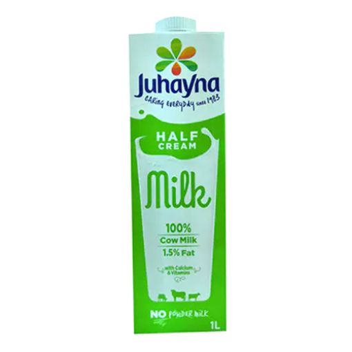 Picture of Juhayna Half Cream Milk 1ltr