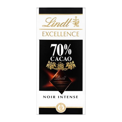 Picture of Lindt Excel.Dark Choc.70% Mild Cocoa 100g