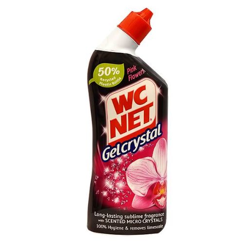 Picture of Wc Net Gelcrystal Pink Flowers 750ml