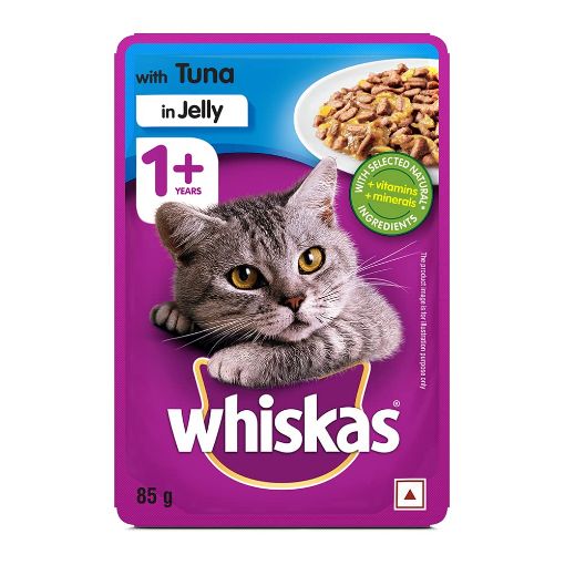 Picture of Whiskas Pouch Tuna Jelly 1+Years 85g