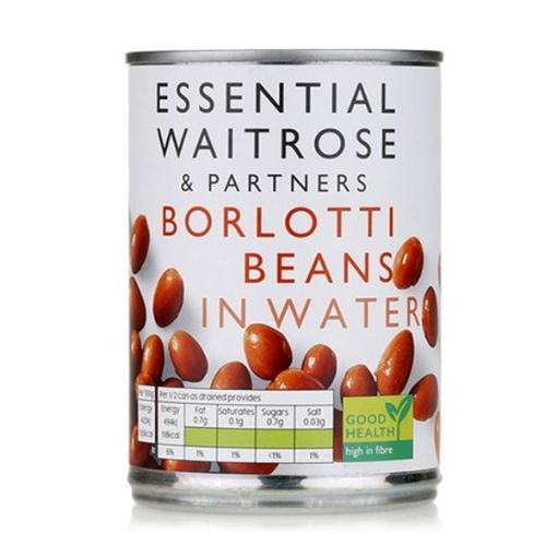 Picture of Waitrose Essential Borlotti Beans In Water 400g