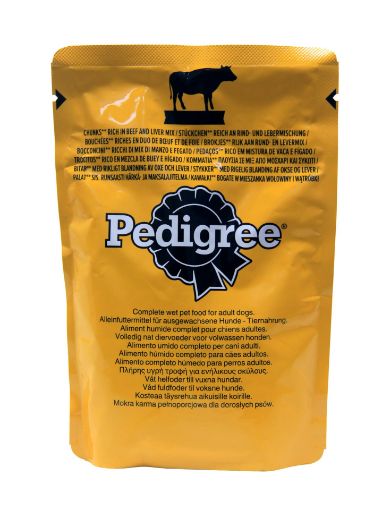 Picture of Pedigree Adult Pouch Chick,Beef&Veg Gravy 100g