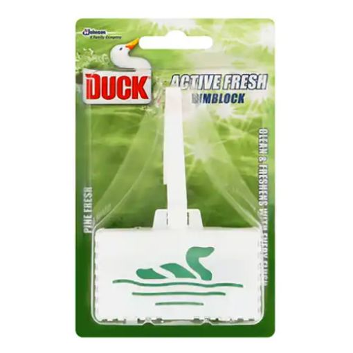 Duck Active Clean WC - Profumatore Per Water A Scomparsa Pino, 38.6g, 4 Volte Più Schiuma, Fino A 3 Settimane