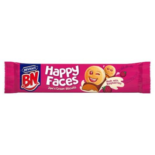 Picture of Mcvities Bn Happy Faces Jam & Cream 165g