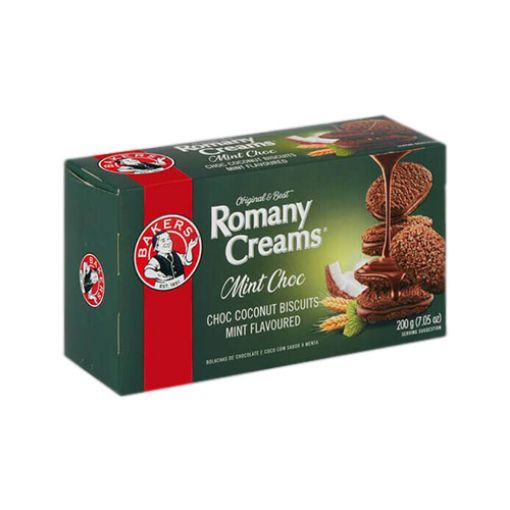 Picture of Bakers Romany Creams Mint Choc Biscuits 200g