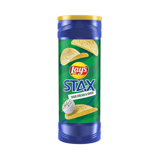 Picture of Lays Stax Sour Cream & Onion Potato 155.9g