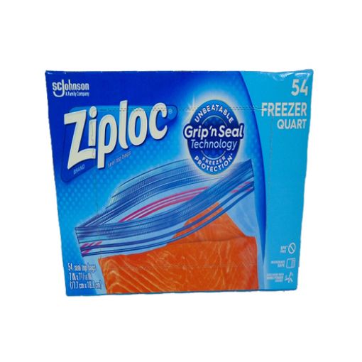 Picture of Ziploc 54 Freezer Quart Seal Top Bags