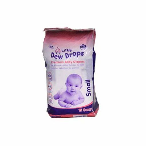 Picture of Little Dew Drops Baby Diapers Small 15-Count
