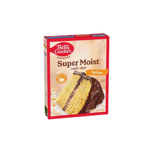 Picture of Betty Crocker Super Cake Mix Butter Yellow 13.25oz