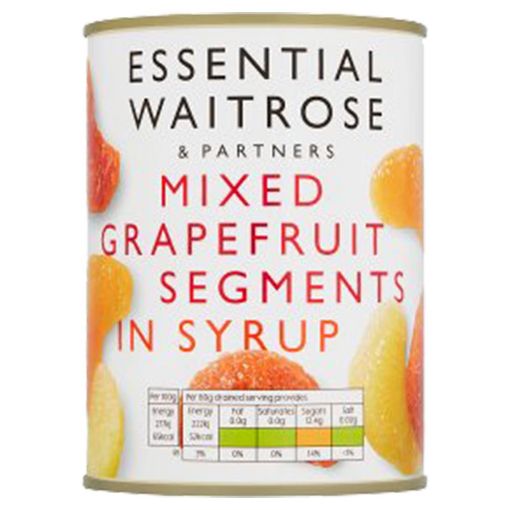 Picture of Waitrose Essential Mixed Grapefruit Segments In Syrup 540g