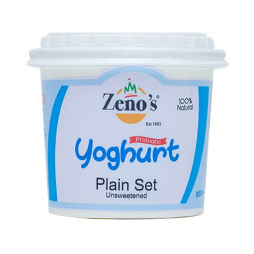 Picture of Zeno Yoghurt Plain Set 0% Fat 500ml