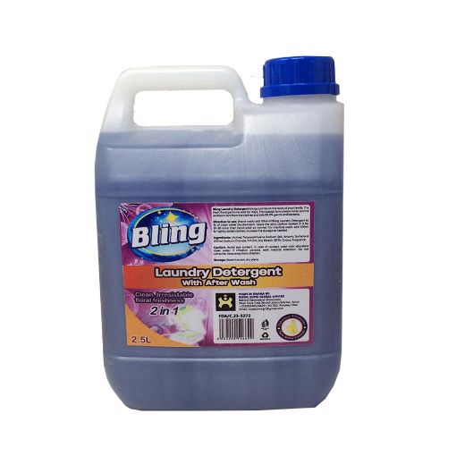 Picture of Bling Liquid Detergent 2In1 With After Wash 2.5ltr