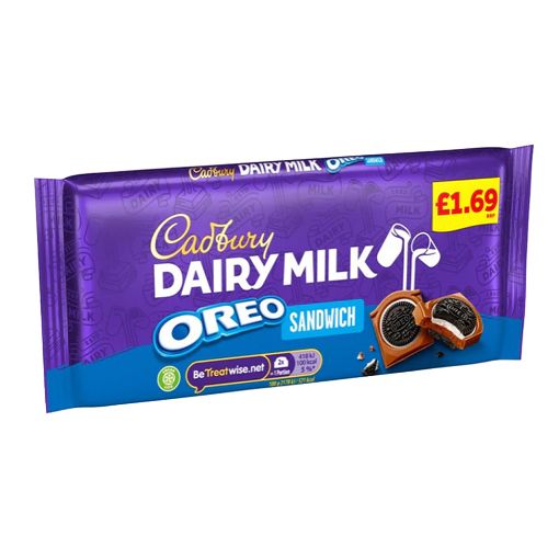 Picture of Calbury Dairy Milk Oreo Sandwich 96g