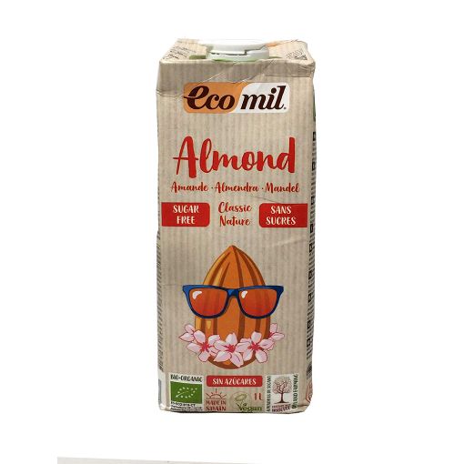 Picture of Ecomil Bio Almond Milk Classic SF 1ltr