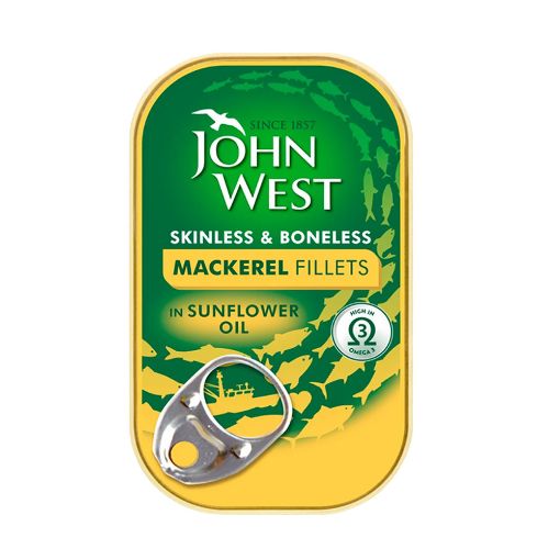 Picture of John West Mackerel Fillet in Sunflower Oil 115g