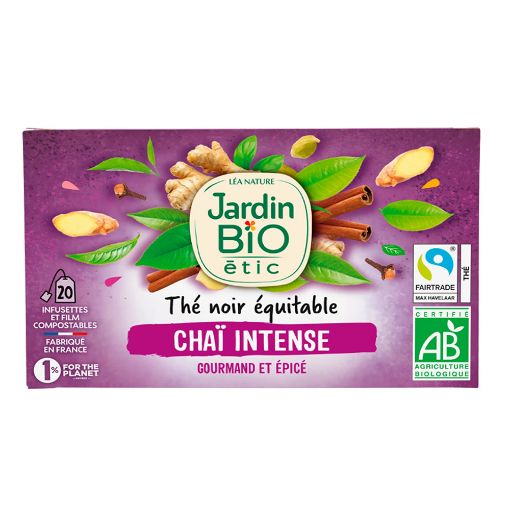 Picture of L.Nat.Jardin.Bio Org.Black Tea Intense Chai 28g