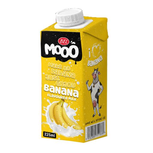 Picture of Bel Mooo Banana Flavored Milk 225ml