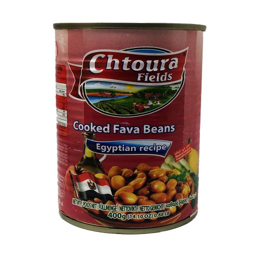 Picture of Chtoura Fields Cooked Fava Beans Egyptian 400g
